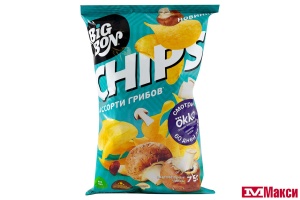 ЧИПСЫ "БИГ БОН" АССОРТИ ГРИБОВ 75Г