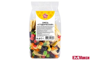 СМЕСЬ ФРУКТОВО-ОРЕХОВАЯ "СТУДЕНЧЕСКАЯ" 300Г (СТМ)