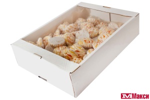 ПЕЧЕНЬЕ БИСКВИТНОЕ С НАЧИНКОЙ СО ВКУСОМ АПЕЛЬСИНА В БЕЛОЙ ГЛАЗУРИ (SVADUTA)