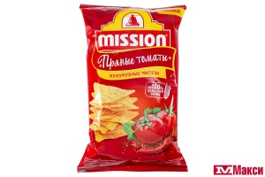 ЧИПСЫ КУКУРУЗНЫЕ "MISSION" СО ВКУСОМ ТОМАТОВ 150Г