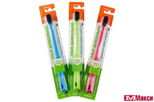 БХ: ЗУБНАЯ ЩЕТКА "СЕМЬЯ ДОВОЛЬНА" МЕДИК СРЕДНЕЙ ЖЕСТКОСТИ 