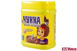 КАКАО-НАПИТОК "ЧУККА" ГРАНУЛИРОВАННЫЙ 250Г ПЛ/БАНКА