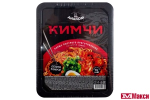 ЛАПША БЫСТРОГО ПРИГОТОВЛЕНИЯ "АЗИЯ МИКС" СО ВКУСОМ КИМЧИ 90Г (АНАКОМ)
