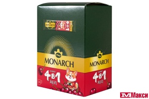 НАПИТОК КОФЕЙНЫЙ "MONARCH" CHERRY 4В1 СО ВКУСОМ ВИШНИ 13,5Г (JDE)