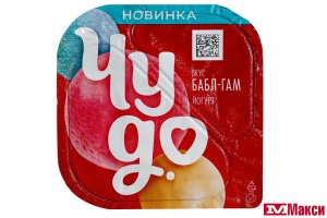 ЙОГУРТ "ЧУДО" СО ЗЛАКОВЫМИ ШАРИКАМИ СО ВКУСОМ БАБЛ-ГАМ 4% 101Г (ВБД) (БЗМЖ)
