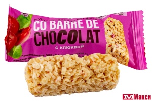 КОНФ. "CO BARRE DE CHOCOLAT" МУЛЬТИЗЛАКОВЫЕ С КЛЮКВОЙ (В.А.Ш ШОКОЛАТЬЕ)