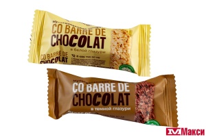 КОНФЕТЫ "CO BARRE DE CHOCOLAT" АССОРТИ БЕЛАЯ/ТЕМНАЯ ГЛАЗУРЬ (В.А.Ш ШОКОЛАТЬЕ)