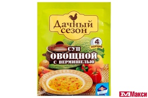 СУП "ДАЧНЫЙ СЕЗОН" ОВОЩНОЙ С ВЕРМИШЕЛЬЮ 60Г (РУССКИЙ ПРОДУКТ)
