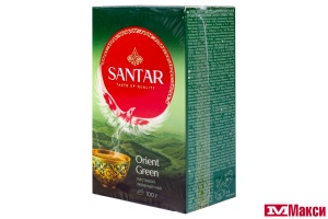 ЧАЙ "SANTAR" ORIENT GREEN ЗЕЛЕНЫЙ ЛИСТОВОЙ 100Г (МАЙ)