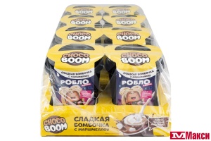 ШАР ШОКОЛАДНЫЙ "CHOCO BOOM" РОБЛОКСЕРЫ KVINKA С МАРШМЕЛЛОУ В СТАКАНЕ 28Г (КОНФИТРЕЙД)