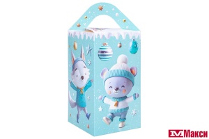 НОВОГОДНИЙ ПОДАРОК "ЗИМНИЕ МУЛЬТЯШКИ" КАРТОН 400Г (МАКСИ)