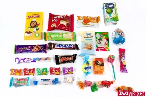 НОВОГОДНИЙ ПОДАРОК "РАЗДАЕМ ПОДАРКИ" МЕШОК 500Г (МАКСИ)