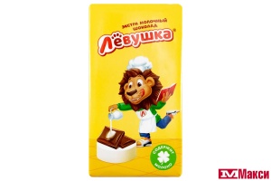 ШОКОЛАД "ЛЕВУШКА" ЭКСТРАМОЛОЧНЫЙ 50Г (СЛАВЯНКА)