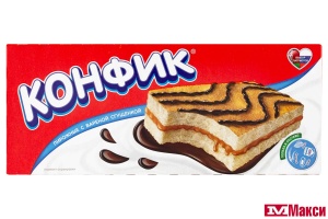 ПИРОЖНОЕ "КОНФИК" СО СГУЩЕНКОЙ 150Г (CONFESTORY)