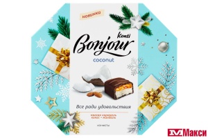 КОНФЕТЫ "BONJOUR" COCONUT 150Г (КОНТИ)