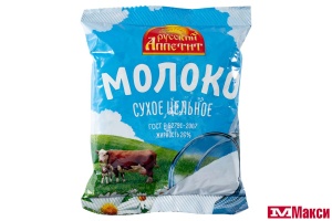 МОЛОКО СУХОЕ (ВИТЭКС) "РУССКИЙ АППЕТИТ" 26% 140Г (БЗМЖ)