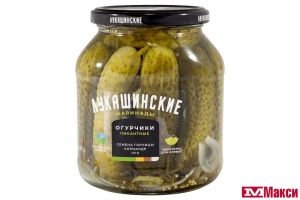 ОГУРЧИКИ "ПИКАНТНЫЕ" МАРИНОВАННЫЕ СЛАДКО-ПРЯНЫЕ 670Г (ЛУКАШИНСКИЕ)