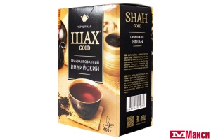 ЧАЙ "ШАХ" ГОЛД ИНДИЙСКИЙ ЧЕРНЫЙ ГРАНУЛИРОВАННЫЙ 450Г (ОРИМИ-ТРЭЙД)