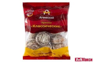 ПРЯНИКИ "КЛАССИЧЕСКИЕ СО ВКУСОМ МЯТЫ" 400Г (АГЕЕВСКИЙ)