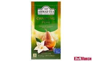 ЧАЙ "AHMAD TEA" ЧАРУЮЩАЯ ГРУША ЗЕЛЕНЫЙ 25 ПАКЕТИКОВ