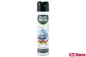 ОСВЕЖИТЕЛЬ ВОЗДУХА "МАСТЕР ФРЕШ" CLASSIC 300МЛ(горный воздух)