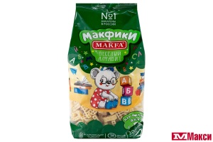 МАКАРОННЫЕ ИЗДЕЛИЯ "МАКФИКИ" ВЕСЕЛЫЙ АЛФАВИТ 300Г (МАКФА)