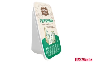 СЫР "ГОРГОНЗОЛА" С ГОЛУБОЙ ПЛЕСЕНЬЮ 50% 75Г (ФЕРМА БРАТЬЕВ ПЕТРОВЫХ)(БЗМЖ)