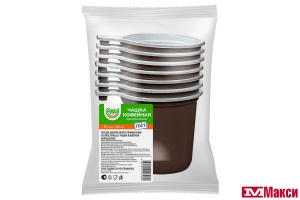 ПОСУДА: ЧАШКА КОФЕЙНАЯ 200МЛ 6ШТ (СЕМЬЯ ДОВОЛЬНА)