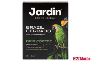 КОФЕ МОЛОТЫЙ "JARDIN" BRAZIL CERRADO ДРИП-ПАКЕТ 10ГХ6ШТ (ОРИМИ-ТРЭЙД)