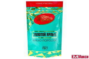 КАКАО-ПОРОШОК "ЗОЛОТОЙ ЯРЛЫК" 90Г (КРАСНЫЙ ОКТЯБРЬ)