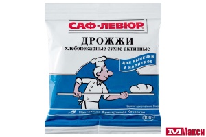 ДРОЖЖИ СУХИЕ "САФ-ЛЕВЮР" 100Г