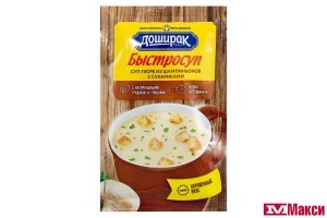 СУП-ПЮРЕ БЫСТРОГО ПРИГОТОВЛЕНИЯ "БЫСТРОСУП" ИЗ ШАМПИНЬОНОВ С СУХАРИКАМИ 17Г (ДОШИРАК)