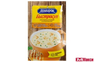 СУП-ПЮРЕ БЫСТРОГО ПРИГОТОВЛЕНИЯ "БЫСТРОСУП" КУРИНЫЙ С СУХАРИКАМИ 17Г (ДОШИРАК)