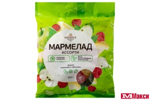 МАРМЕЛАД "МЕРЕНГА" ЖЕЛЕЙНЫЙ АССОРТИ 250Г (КОСТРОМА)