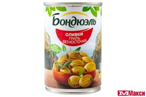 ОЛИВКИ ГРИЛЬ БЕЗ КОСТОЧКИ 314МЛ Ж/Б КЛЮЧ (БОНДЮЭЛЬ)