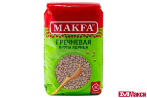 КРУПА ГРЕЧНЕВАЯ "МАКФА" ЯДРИЦА БЫСТРОРАЗВАРИВАЮЩАЯСЯ 500Г