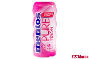 ЖЕВАТЕЛЬНАЯ РЕЗИНКА "MENTOS" PURE FRESH ТУТТИ-ФРУТТИ 30Г (VAN MELLE)