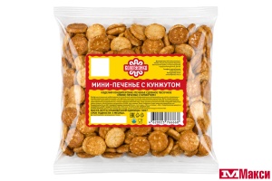 ПЕЧЕНЬЕ "МИНИ-ПЕЧЕНЬЕ" С КУНЖУТОМ 300Г (ВОЛОГЖАНКА)