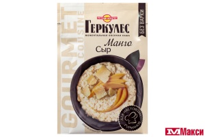 КАША (РУС.ПРОДУКТ) "ГЕРКУЛЕС" GOURMET МОМЕНТАЛЬНАЯ ОВСЯНАЯ 40Г В АССОРТ.(с сыром и манго)