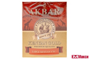 ЧАЙ "АКБАР" KENYAN GOLD ЧЕРНЫЙ 200Г (AKBAR)