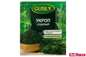 СПЕЦИИ: "GUSLY" УКРОП СУШЕНЫЙ 10Г
