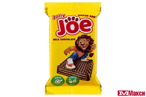 ШОКОЛАД "JOLLY JOE" ЭКСТРАМОЛОЧНЫЙ С ВАФЛЯМИ 27,5Г (СЛАВЯНКА)