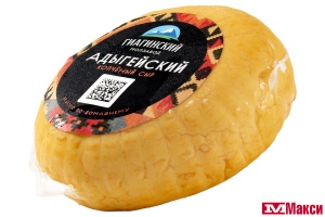 СЫР "АДЫГЕЙСКИЙ" КОПЧЕНЫЙ 40% В/У (ГИАГИНСКИЙ) (БЗМЖ)[средн вес 0,3]