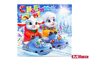 НОВОГОДНИЙ ПОДАРОК "НОВОГОДНИЕ КРОКСЫ" КАРТОН 700Г (МАКСИ)