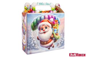 НОВОГОДНИЙ ПОДАРОК "НОВОГОДНЯЯ ДОСТАВКА" КАРТОН 500Г (МАКСИ)