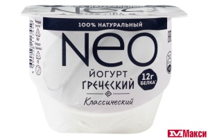 ЙОГУРТ "NEO" ГРЕЧЕСКИЙ КЛАССИЧЕСКИЙ 2% 145Г (ВИММ-БИЛЛЬ-ДАНН) (БЗМЖ)