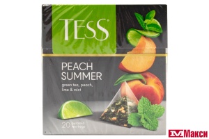 ЧАЙ "TESS" PEACH SUMMER ЗЕЛЕНЫЙ 20ПИРАМИДОК (ОРИМИ-ТРЭЙД)